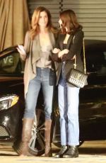 CINDY CRAWFORD and KAIA GERBER Out for Dinner at Nobu in Malibu 12/27/2018