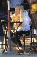 CORINNE OLYMPIOS at Urth Caffe in West Hollywood 12/12/2018