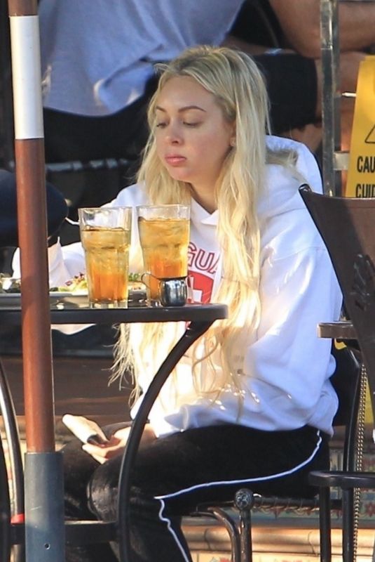 CORINNE OLYMPIOS at Urth Caffe in West Hollywood 12/12/2018