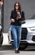 COURTENEY COX in Denim Out Shopping in West Hollywood 12/05/2018