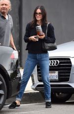 COURTENEY COX in Denim Out Shopping in West Hollywood 12/05/2018