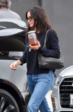 COURTENEY COX in Denim Out Shopping in West Hollywood 12/05/2018