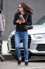 COURTENEY COX in Denim Out Shopping in West Hollywood 12/05/2018