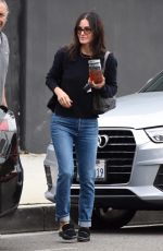 COURTENEY COX in Denim Out Shopping in West Hollywood 12/05/2018