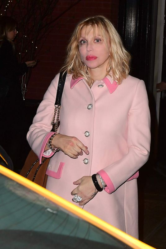 COURTNEY LOVE at Mercer Kitchen in New York 12/11/2018