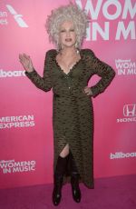 CUNDI LAUPER at Billboard Women in Music 2018 in New York 12/06/2018