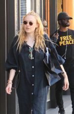 DAKOTA and ELLE FANNING Shopping on Rodeo Drive in Beverly Hills 12/26/2018