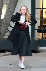 DAKOTA FANNING Out Shopping in Beverly Hills 12/18/2018