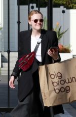 DAKOTA FANNING Out Shopping in Beverly Hills 12/18/2018