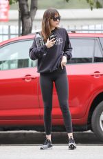 DAKOTA JOHNSON Arrives at a Gym in Burbank 12/14/2018