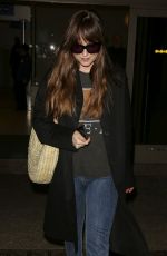 DAKOTA JOHNSON at LAX Airport in Los Angeles 12/10/2018