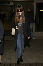 DAKOTA JOHNSON at LAX Airport in Los Angeles 12/10/2018