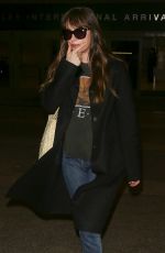 DAKOTA JOHNSON at LAX Airport in Los Angeles 12/10/2018