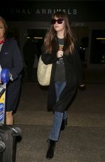 DAKOTA JOHNSON at LAX Airport in Los Angeles 12/10/2018