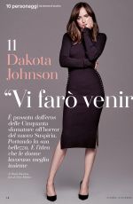 DAKOTA JOHNSON in Io Donna Del Corriere Della Sera, December 2018
