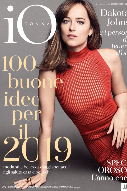 DAKOTA JOHNSON in Io Donna Del Corriere Della Sera, December 2018