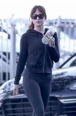DAKOTA JOHNSON Leaves a Gym in Los Angeles 12/13/2018