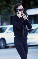 DAKOTA JOHNSON Leaves a Gym in Los Angeles 12/13/2018