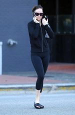 DAKOTA JOHNSON Leaves a Gym in Los Angeles 12/13/2018