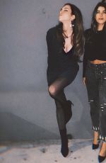 DANIELLA MONET and ELIZABETH GILLIES, Instagram Pictures, December 2018