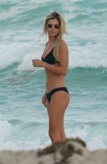 DANIELLE KNUDSON in Bikini at a Beach in Miami 12/07/2018