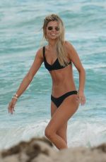 DANIELLE KNUDSON in Bikini at a Beach in Miami 12/07/2018