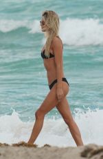 DANIELLE KNUDSON in Bikini at a Beach in Miami 12/07/2018