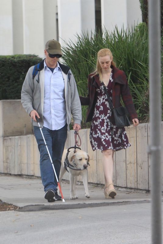 DEBORAH ANN WOLL and E.J. Scott Out Shopping in Beverly Hills 12/14/2018