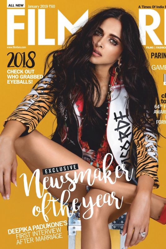 DEEPIKA PADUKONE in Filmfare Magazine, January 2019