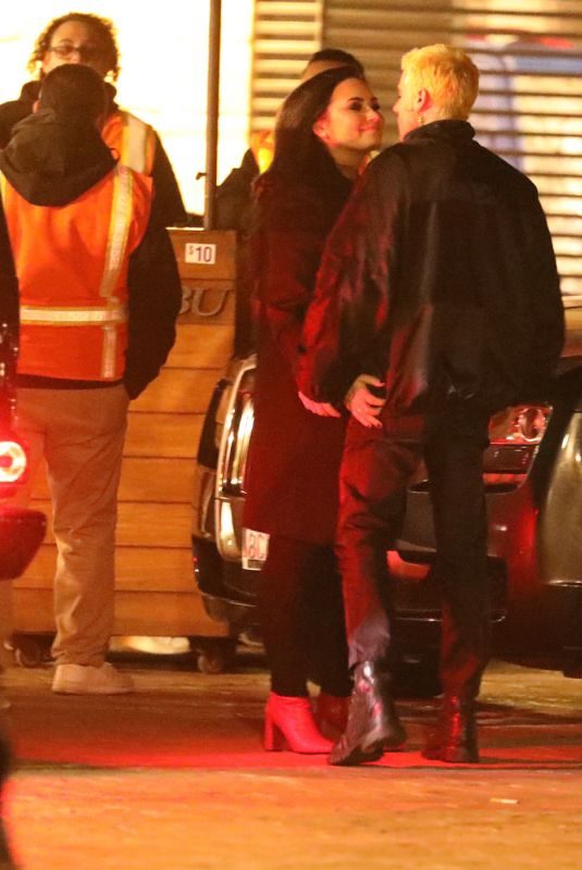 DEMI LOVATO and Henry Levy at Nobu in Malibu 12/08/2018