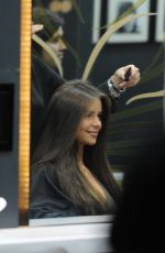 DEMI ROSE MAWBY Leaves Inanch Hair Salon in London 12/21/2018