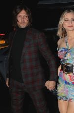 DIANE KRUGER and Norman Reedus Arrives at Versace Fashion Show in New York 12/02/2018