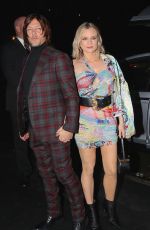 DIANE KRUGER and Norman Reedus Arrives at Versace Fashion Show in New York 12/02/2018