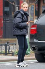 DIANE KRUGER at a Gym in New York 12/19/2018