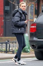 DIANE KRUGER at a Gym in New York 12/19/2018