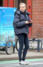 DIANE KRUGER at a Gym in New York 12/19/2018