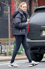 DIANE KRUGER at a Gym in New York 12/19/2018