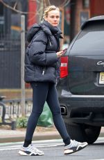 DIANE KRUGER at a Gym in New York 12/19/2018