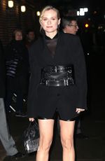 DIANE KRUGER Leaves at Late Show with Stephen Colbert in New York 12/13/2018