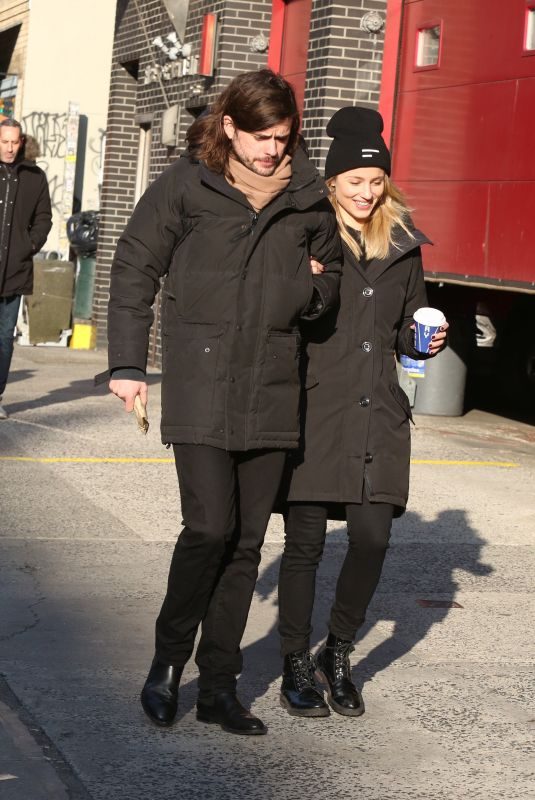 DIANNA AGRON and Winston Marshall Out in New York 12/11/2018