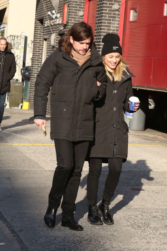 DIANNA AGRON and Winston Marshall Out in New York 12/11/2018