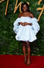 DINA ASHER-SMITH at British Fashion Awards in London 12/10/2018