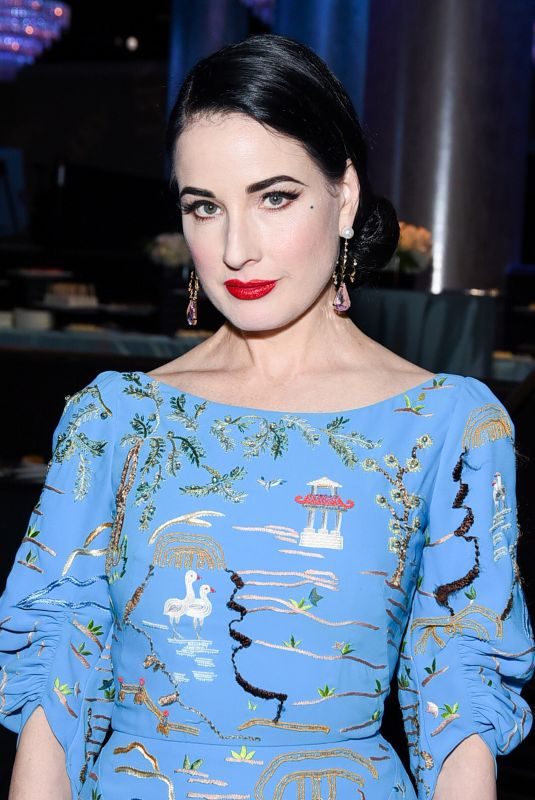 DITA VON TEESE at American Ballet Theatre’s Holiday Benefit in Beverly Hills 12/17/2018