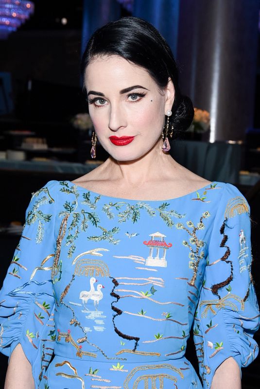 DITA VON TEESE at American Ballet Theatre’s Holiday Benefit in Beverly Hills 12/17/2018