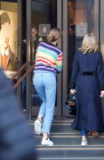 DONNA AIR Out Shopping in London 12/24/2018