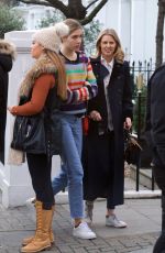 DONNA AIR Out Shopping in London 12/24/2018