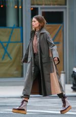 DOUTZEN KROES at a Photoshoot in New York 11/29/2018