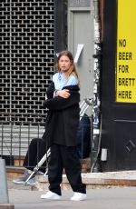 DOUTZEN KROES on the Set pf a Photoshoot in New York 11/30/2018