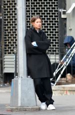 DOUTZEN KROES on the Set pf a Photoshoot in New York 11/30/2018