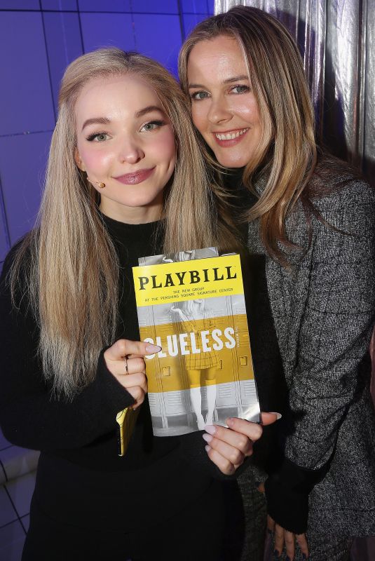 DOVE CAMERON and ALICIA SILVERSTONE at Clueless: The Musical in New York 12/18/2018